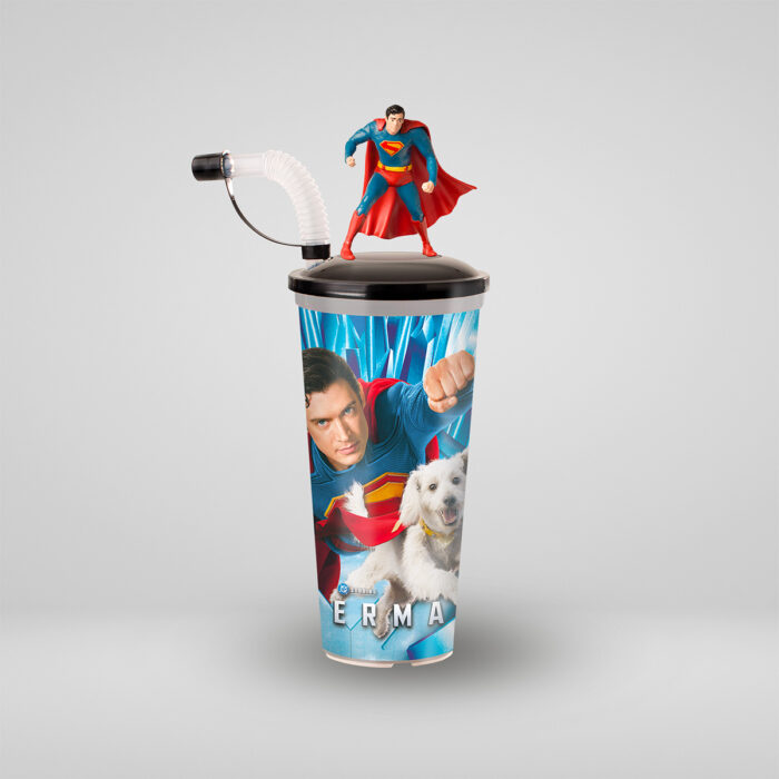 Bicchiere "Superman"  - Topper Superman - immagine 1
