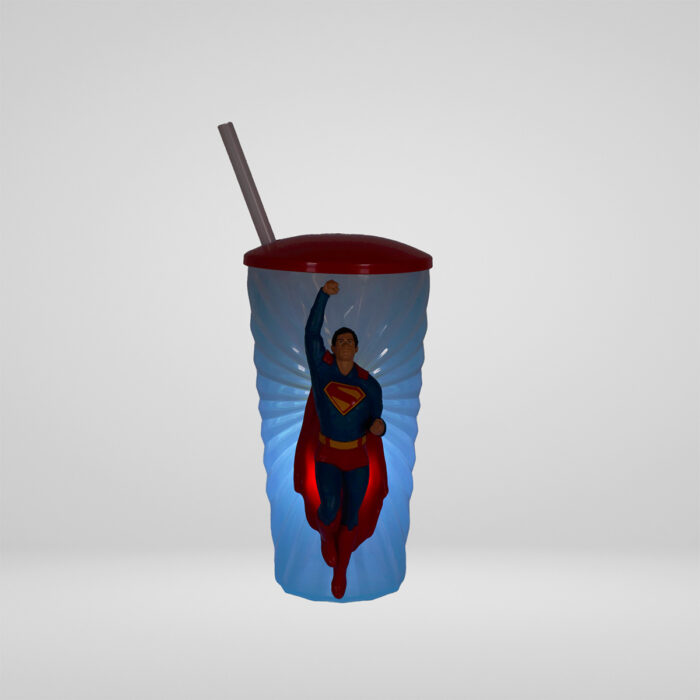 Bicchiere Luminoso Speciale Superman - immagine 2