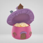 Pop Corn Bucket - Casetta Rosa I Puffi - immagine 2
