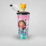 Bicchiere La casa delle bambole di Gabby - Gattino Arancio