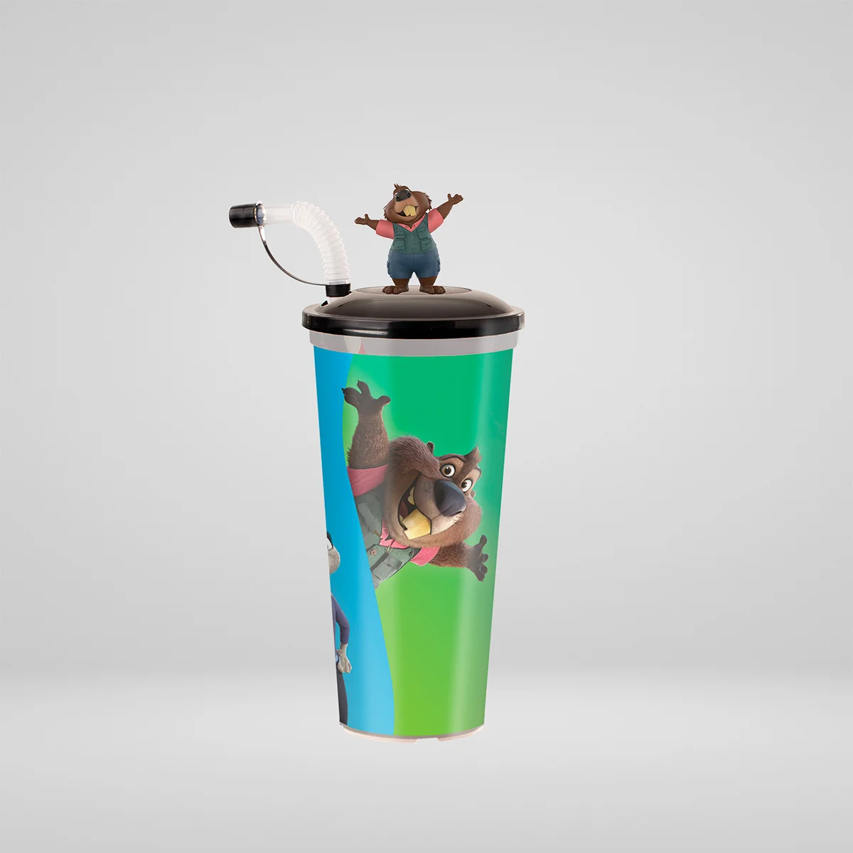 Bicchiere_4 Bicchiere Zootropolis 2 - Topper Nibbles Maplestick - immagine 1