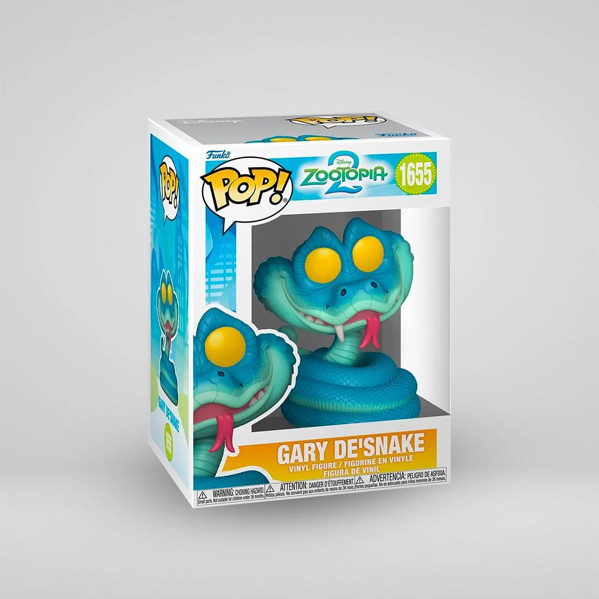 1655 Funko Pop Zootropolis 2 - Gary The Snake 1655 - immagine 1