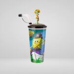 Bicchiere "Spongebob: Un'Avventura da Pirati" - Topper Squiddi