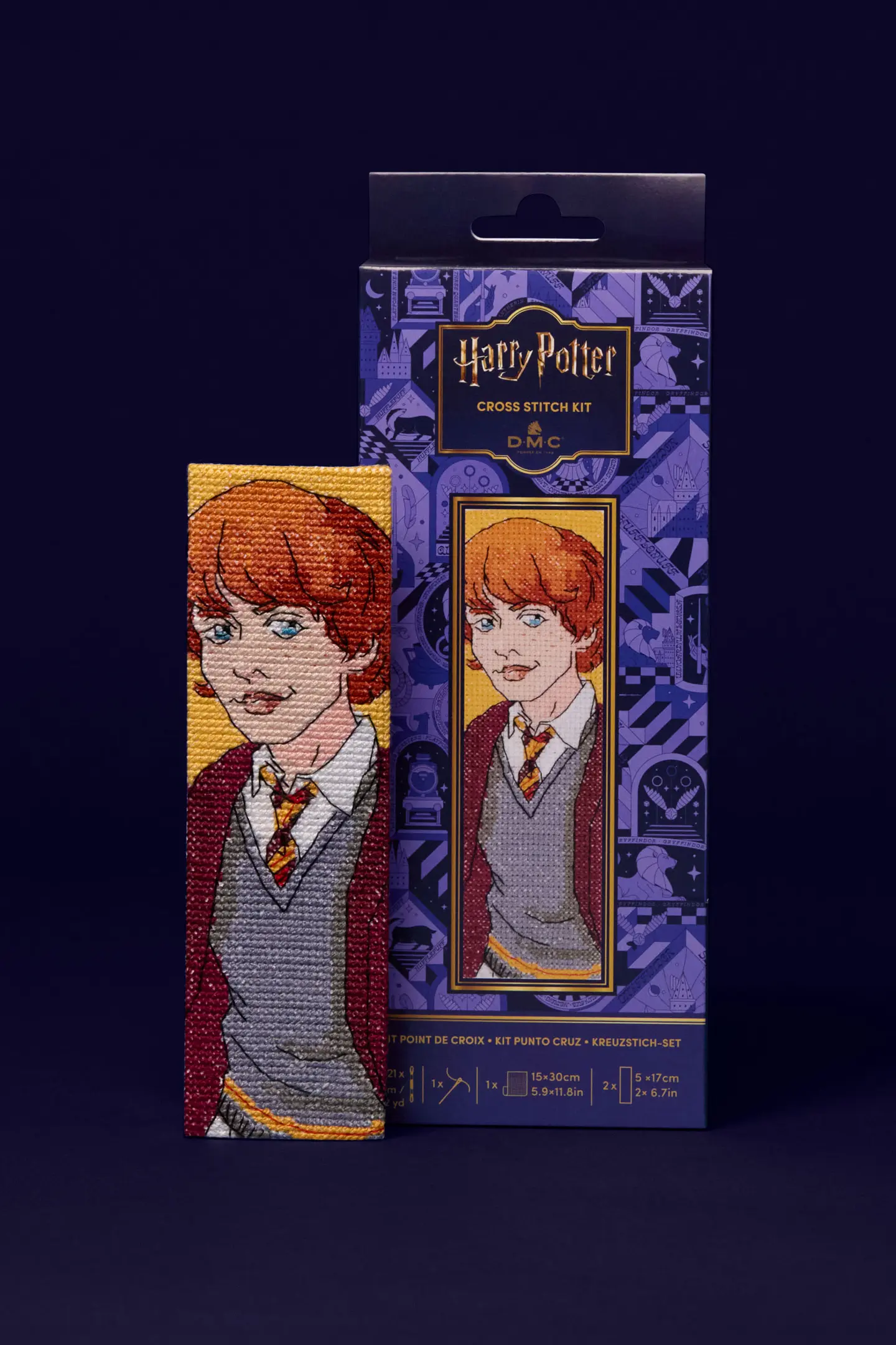 Ron Ron Weasley – Punto croce kit segnalibro - immagine 1